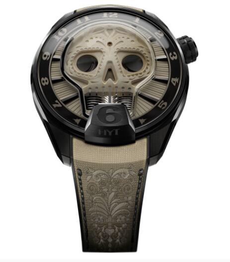 Replica HYT Skull Vida 151-DL-48-NF-BB Watch